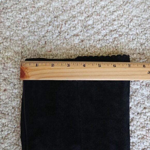 Jack Rogers Mia Suede Wedge Black Boot Size 5M - Picture 9 of 12